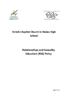 Relationships and Sex Education (RSE) Policy