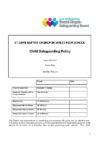School Safeguarding Policy