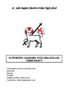Supporting Learners with Healthcare Needs Policy