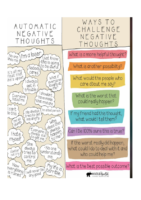 Ways to Challenge Negative Thoughts